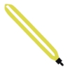 3/4" Polyester Lanyard with Non-Swivel Plastic Hook - Yellow