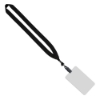 3/4" Polyester Lanyard with 3" 5/8" x 5" 1/2" ID Badge - Black