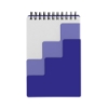 Steps Notebook with Recycled Cover and FSC-Certified Pages - WHLBRB_White, Light Blue, Royal Blue