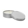 2 oz. Scented Candle in Screw-Top Metal Tin - Silver Tone