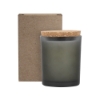 ZEN Niva 6oz Frosted Candle with Cork Lid - Frosted Charcoal