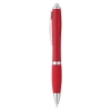 Curvy Cloud Plastic Ballpoint Pen - Red