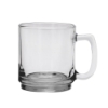 Java 9 oz. Glass Coffee Mug - Black