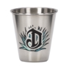 Pound One 2.5 oz Metal Shot Glass - Spectrum Front or Back