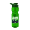 Tandem 28oz Recycled Transparent Bike Bottle w/Drink-thru Lid - Transparent Green