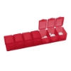 Medi-Box 7-Day Pill Case - Translucent Red