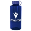 Chains 36oz Tritan Flair Bottle w/Drink-thru Lid - Transparent Navy Blue