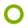 Disc-O-Wrist Silicone Flying Disc - Lime Green
