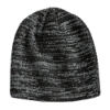 Sportsman SP03 Marled 8" Knit Beanie - BK-DKGY_Black_Dark Gray