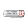 2" x 1" Small Silver Rectangular Slider Tin with Mints - Cinnamon (Pink)
