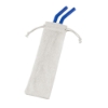 Reusable Stainless Steel Two Straw Set - Blue