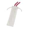 Reusable Stainless Steel Two Straw Set - Red