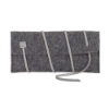 Aspen Felt Amenities Pouch - White