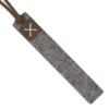 Beech Felt Tasseled Bookmark - Distressed Brown