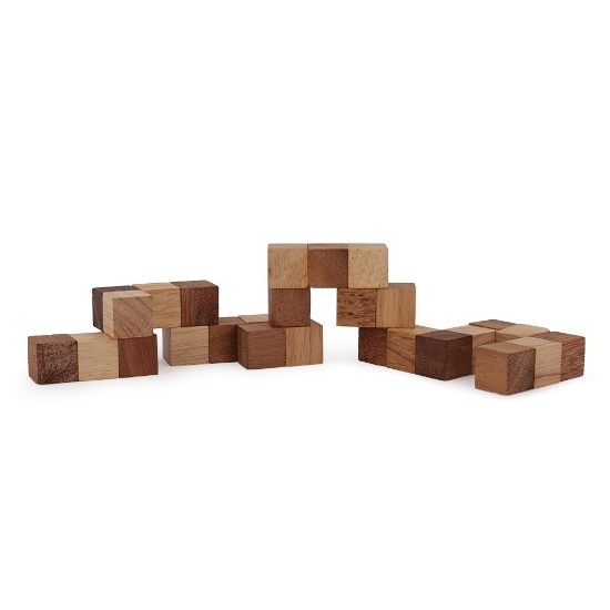 Copperhead Small Wood Puzzle - Open