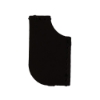 Dogear Leather Corner Bookmark - Black