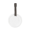 Hayes Dye-Sublimated Felt Round Luggage Tag - Slate Gray