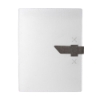 Hubbard Dye-Sublimated Felt Padfolio - Slate Gray