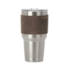 Huntsman Leather Tumbler Sleeve - Distressed Brown