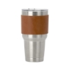 Huntsman Leather Tumbler Sleeve - Tan