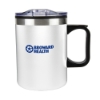 Eden 14oz. Travel Mug with Handle & Lock Lid - White