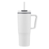 Boulder 30oz Straw Travel Mug - White