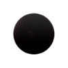 2 1/2" Leather Circle Patch - Black