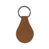 Pearl Leather Keychain - Tan