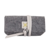 Sierra Felt Sunglass Case - White