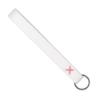 Strickland Dye-Sublimated Felt Wrist Keychain w/ Metal Split Ring - Fuchsia