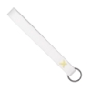 Strickland Dye-Sublimated Felt Wrist Keychain w/ Metal Split Ring - Lemon