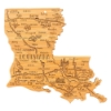 U.S. Destination Bamboo Cutting and Serving Boards - Louisiana
