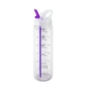 Water Bottle with Flip Up Spout & Hydration Mark - 32 Oz. - Purple