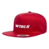 Yupoong 6502 Unstructured Five-Panel Snapback Cap - Red