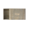 14" x 9" x 4.5" Wooden Gift Box - Open