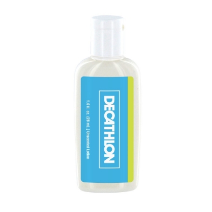 1 oz Lotion in Clear Oval Bottle - Unscented