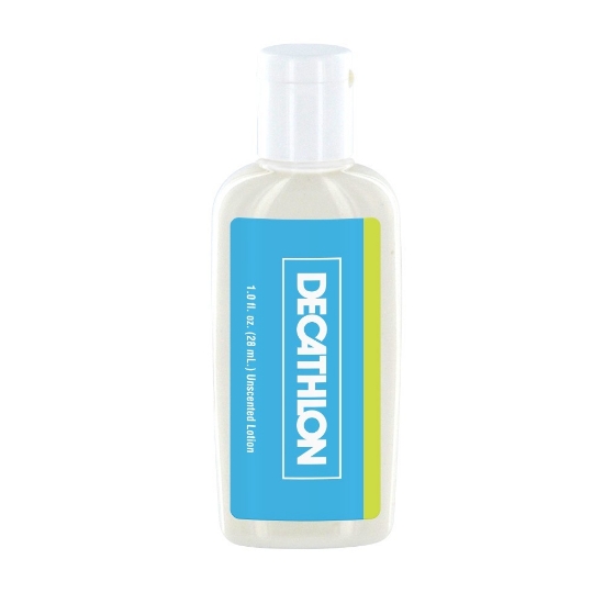 1 oz Lotion in Clear Oval Bottle - Unscented