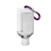 1.9 oz Duo Bottle Sanitizer + SPF 15 Lip Balm + Carabiner - Purple