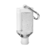 1.9 oz Duo Bottle Sanitizer + SPF 15 Lip Balm + Carabiner - Silver Tone