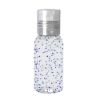 1 oz Single Color Moisture Bead Sanitizer in Clear Round Bottle - Blue