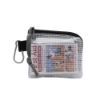 First Aid Kit in a Zippered Clear Nylon Bag - Black