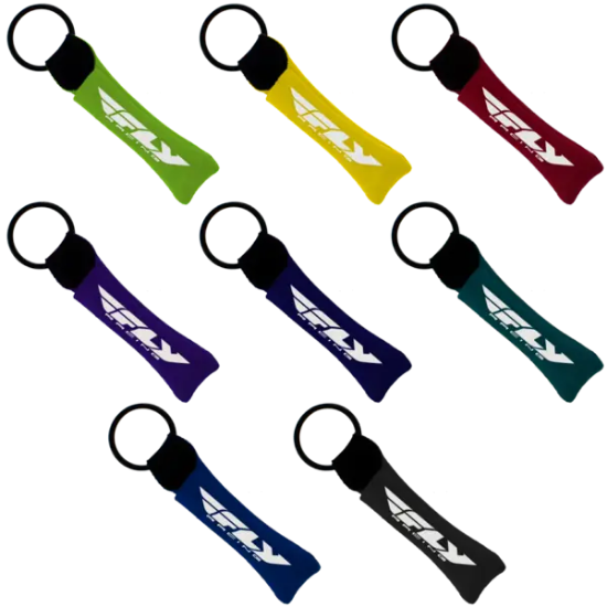 Neoprene Lip Balm Sleeve Pocket with Sewn Split-Ring - Group