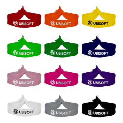 3/4" Elastic Fold-Over Wristband - Group