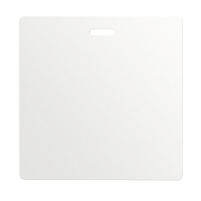 3 1/2" X 3 1/2" Plastic Identification Badge - Default