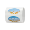 4" x 2" Oval Roll Labels - Group