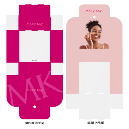 10" x 10" x 4" Flat Custom White Corrugate Gift Box - Group
