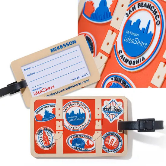 Your Custom 2-D Luggage Tag - Group