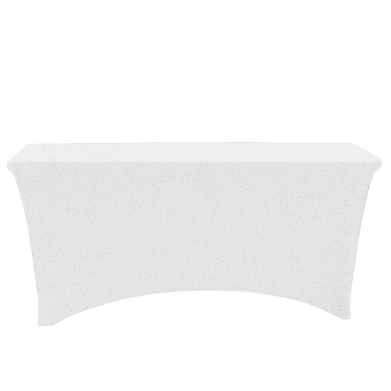 IMPORT 6' Stretch Open-Back Full Color Table Throw - Default