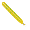 IMPORT Rush 1" Polyester Lanyard with Silver Crimp & Split-Ring - Group