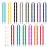 IMPORT Rush 3/4" Polyester 2-Ended Lanyard with Dual Sewn Silver Metal Split-Ring - Group